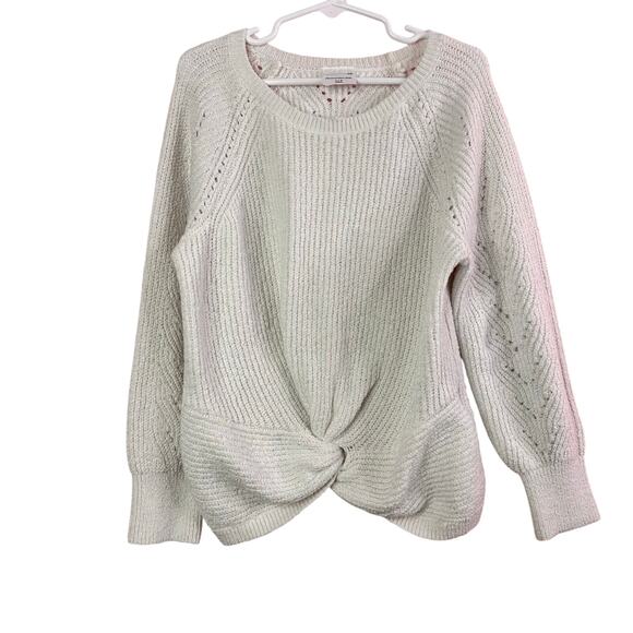 Abercrombie & Fitch Twist Front Long Sleeves Jumper sweater size  7/8 - Picture 1 of 5